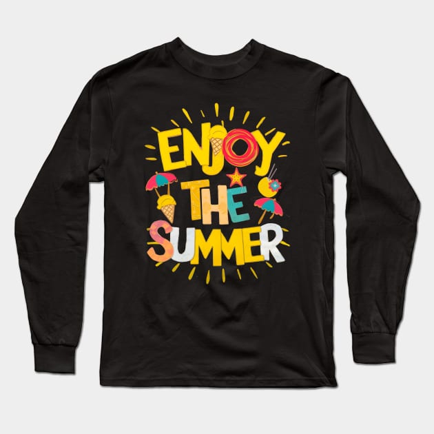 Enjoy the summer Long Sleeve T-Shirt by ICONIS